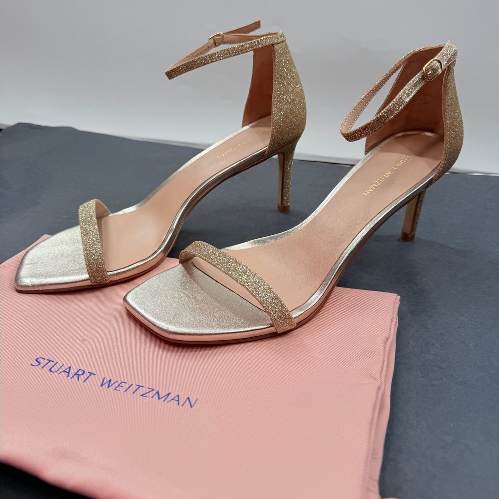 EUC Stuart Weitzman Nudistcurve 75 Sandal - Picture 8 of 13